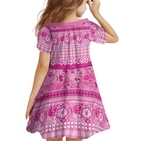 Hawaiian Hibiscus Honu Family Matching Mermaid Dress and Hawaiian Shirt Pink Mele Kalikimaka Palaka Spirit LT9 - Polynesian Pride