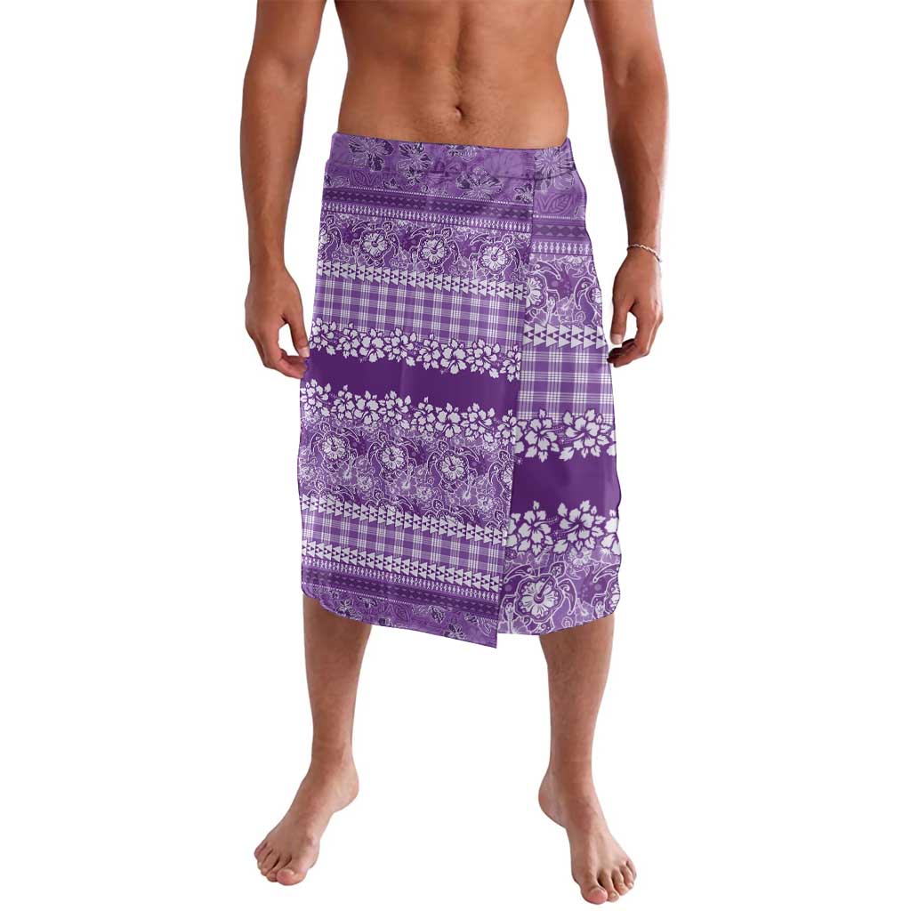 Hawaiian Hibiscus Honu Lavalava Purple Mele Kalikimaka Palaka Spirit - Polynesian Pride