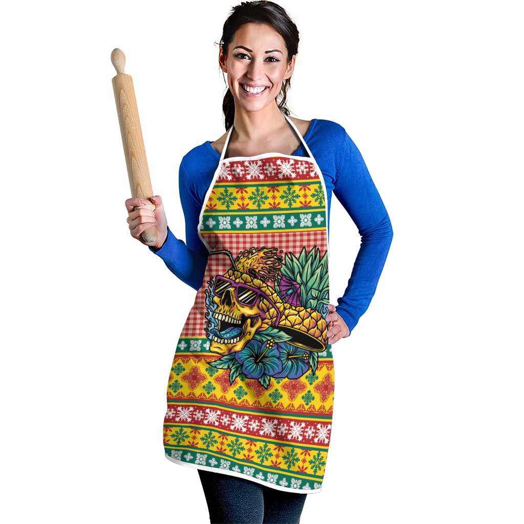 Hawaiian Pineapples Skull Apron Mele Kalikimaka Palaka Quilt Pattern - Polynesian Pride