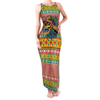 Hawaiian Pineapples Skull Family Matching Tank Maxi Dress and Hawaiian Shirt Mele Kalikimaka Palaka Quilt Pattern LT9 Yellow - Polynesian Pride