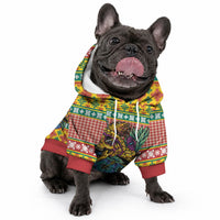 Hawaiian Pineapples Skull Pet Hoodie Mele Kalikimaka Palaka Quilt Pattern LT9 - Polynesian Pride