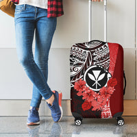 Aloha Vintage Hawaii Tribal Luggage Cover Red Style LT9 - Polynesian Pride