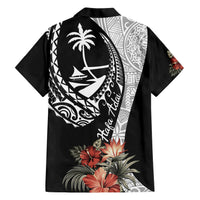 Hafa Adai Guam Hawaiian Shirt Tropical Flowers with Polynesian Pattern LT9 - Polynesian Pride