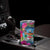 Bula Fiji Vintage Fijian Masi Pattern Tumbler Cup Blue Unique