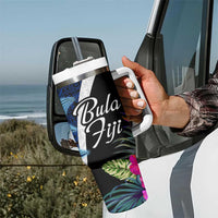 Bula Fiji Vintage Fijian Masi Pattern Tumbler With Handle Blue Unique