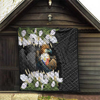 Philippines Eagle with Coat Of Arm Quilt Simple Sampaguita Jasmine