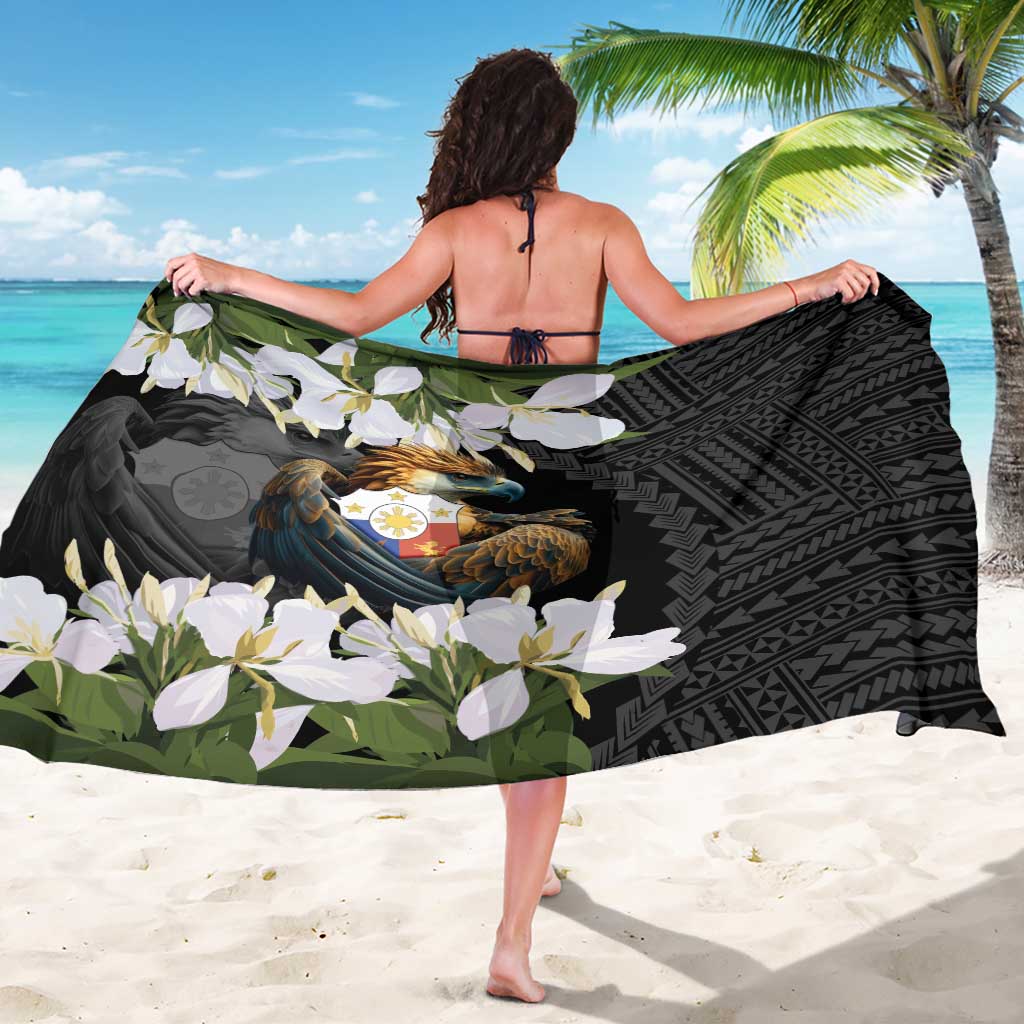 Philippines Eagle with Coat Of Arm Sarong Simple Sampaguita Jasmine