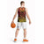 New Zealand Rangatira Custom Basketball Jersey Red and Gold Niho Taniwha Maori Tribal - Polynesian Pride