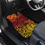 New Zealand Rangatira Custom Car Mats Red and Gold Niho Taniwha Maori Tribal