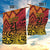 New Zealand Rangatira Custom Garden Flag Red and Gold Niho Taniwha Maori Tribal