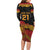 New Zealand Rugby Pacific Custom Family Matching Long Sleeve Bodycon Dress and Hawaiian Shirt Rangatira Maori Kowhaiwhai Pattern