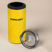 New Zealand Rugby Pacific Custom 4 in 1 Can Cooler Tumbler Hau Awhiowhio Maori Tribal Tattoo LT9 - Polynesian Pride