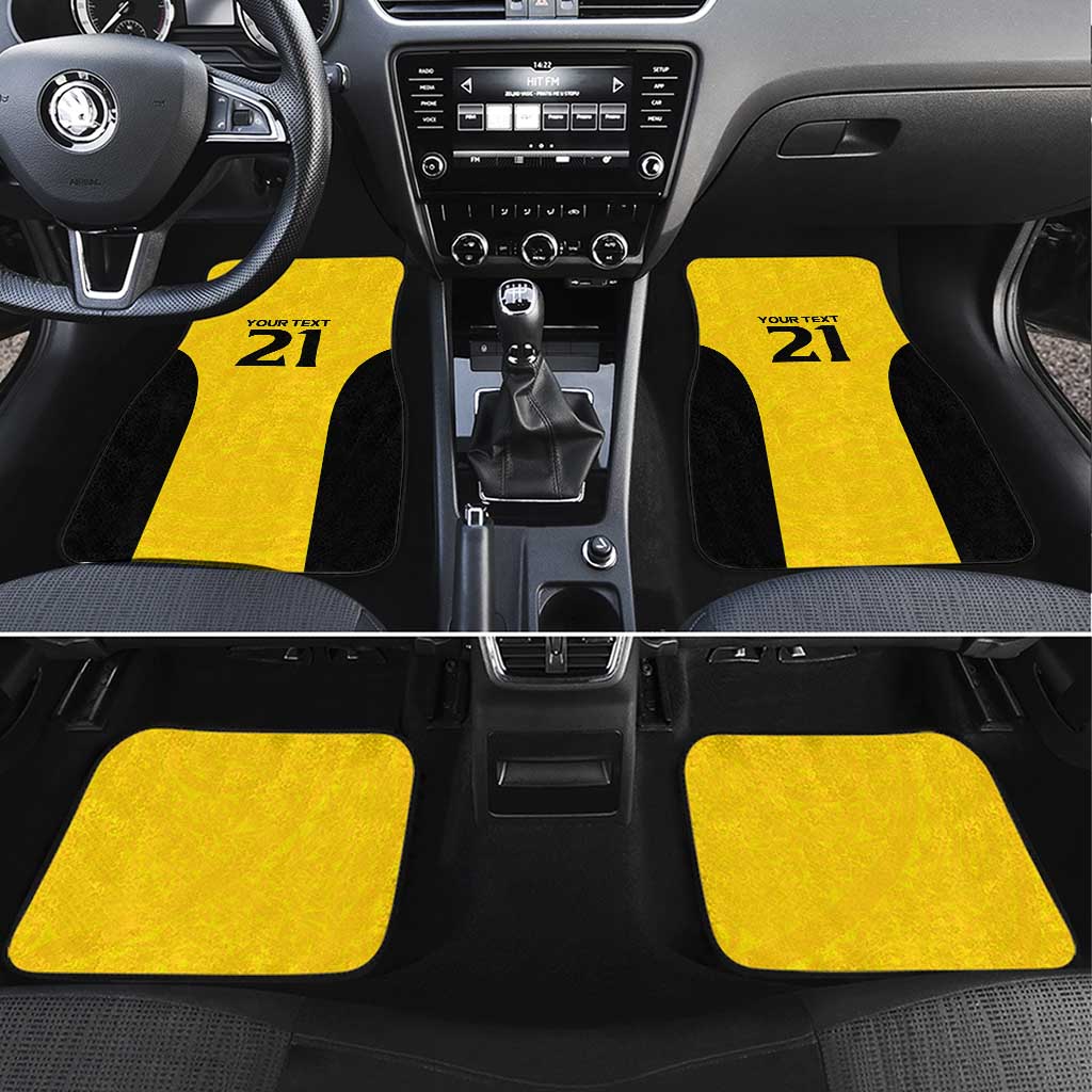 New Zealand Rugby Pacific Custom Car Mats Hau Awhiowhio Maori Tribal Tattoo