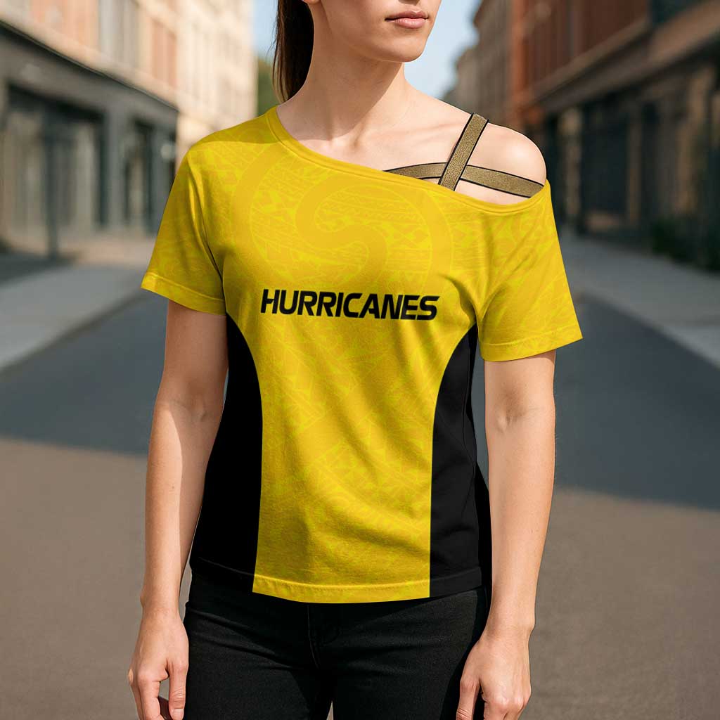 New Zealand Rugby Pacific Custom Cross Shoulder Shirt Hau Awhiowhio Maori Tribal Tattoo - Polynesian Pride