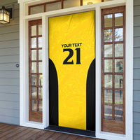 New Zealand Rugby Pacific Custom Door Cover Hau Awhiowhio Maori Tribal Tattoo LT9 - Polynesian Pride