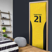 New Zealand Rugby Pacific Custom Door Cover Hau Awhiowhio Maori Tribal Tattoo LT9 - Polynesian Pride
