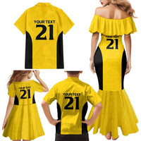 New Zealand Rugby Pacific Custom Family Matching Mermaid Dress and Hawaiian Shirt Hau Awhiowhio Maori Tribal Tattoo LT9 - Polynesian Pride
