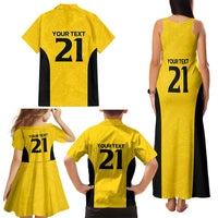 New Zealand Rugby Pacific Custom Family Matching Tank Maxi Dress and Hawaiian Shirt Hau Awhiowhio Maori Tribal Tattoo LT9 - Polynesian Pride