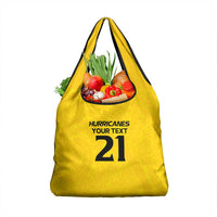 New Zealand Rugby Pacific Custom Grocery Bag Hau Awhiowhio Maori Tribal Tattoo LT9 1-pack One Size Gold - Polynesian Pride