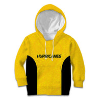 New Zealand Rugby Pacific Custom Kid Hoodie Hau Awhiowhio Maori Tribal Tattoo LT9 Hoodie Gold - Polynesian Pride