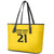 New Zealand Rugby Pacific Custom Leather Tote Bag Hau Awhiowhio Maori Tribal Tattoo