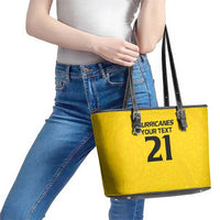 New Zealand Rugby Pacific Custom Leather Tote Bag Hau Awhiowhio Maori Tribal Tattoo LT9 - Polynesian Pride