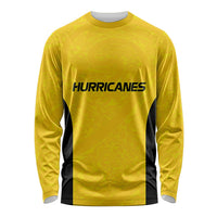 New Zealand Rugby Pacific Custom Long Sleeve Shirt Hau Awhiowhio Maori Tribal Tattoo LT9 Unisex Gold - Polynesian Pride