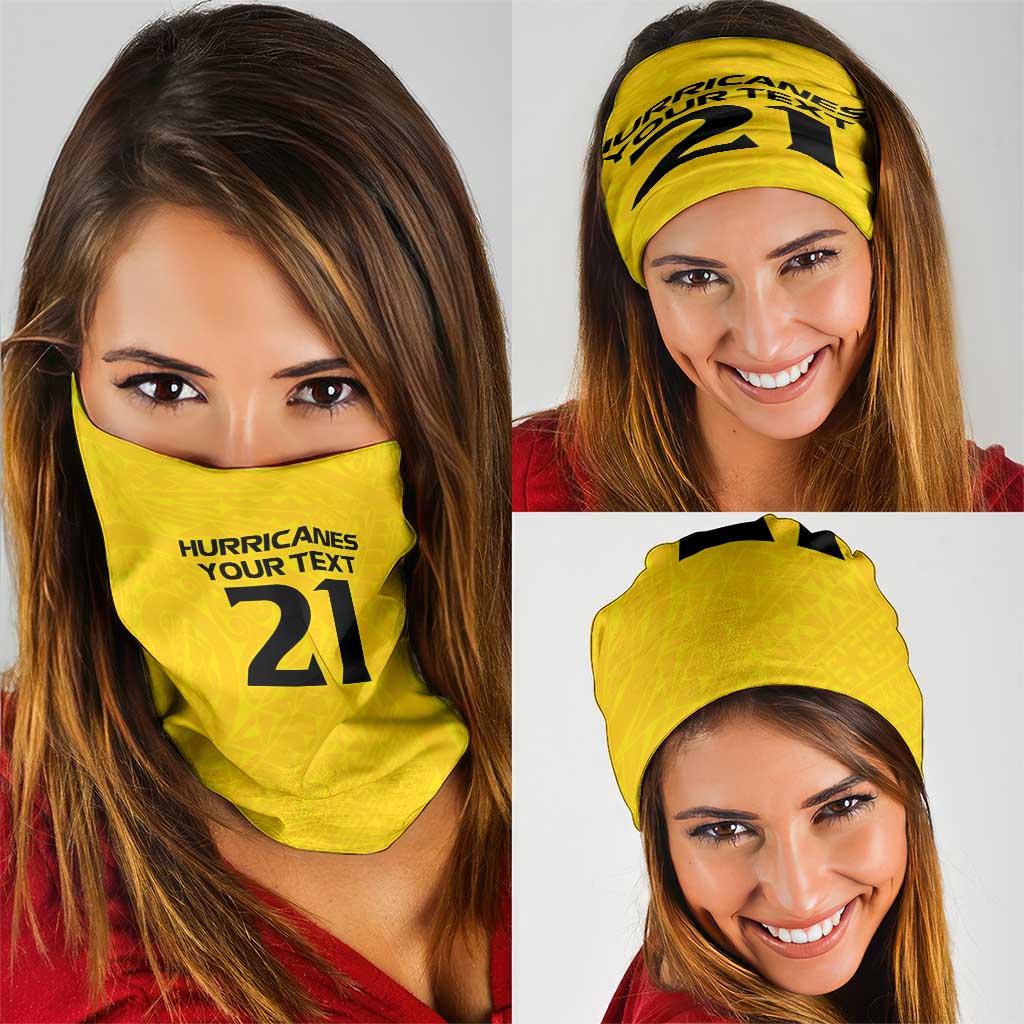 New Zealand Rugby Pacific Custom Neck Gaiter Hau Awhiowhio Maori Tribal Tattoo - Polynesian Pride