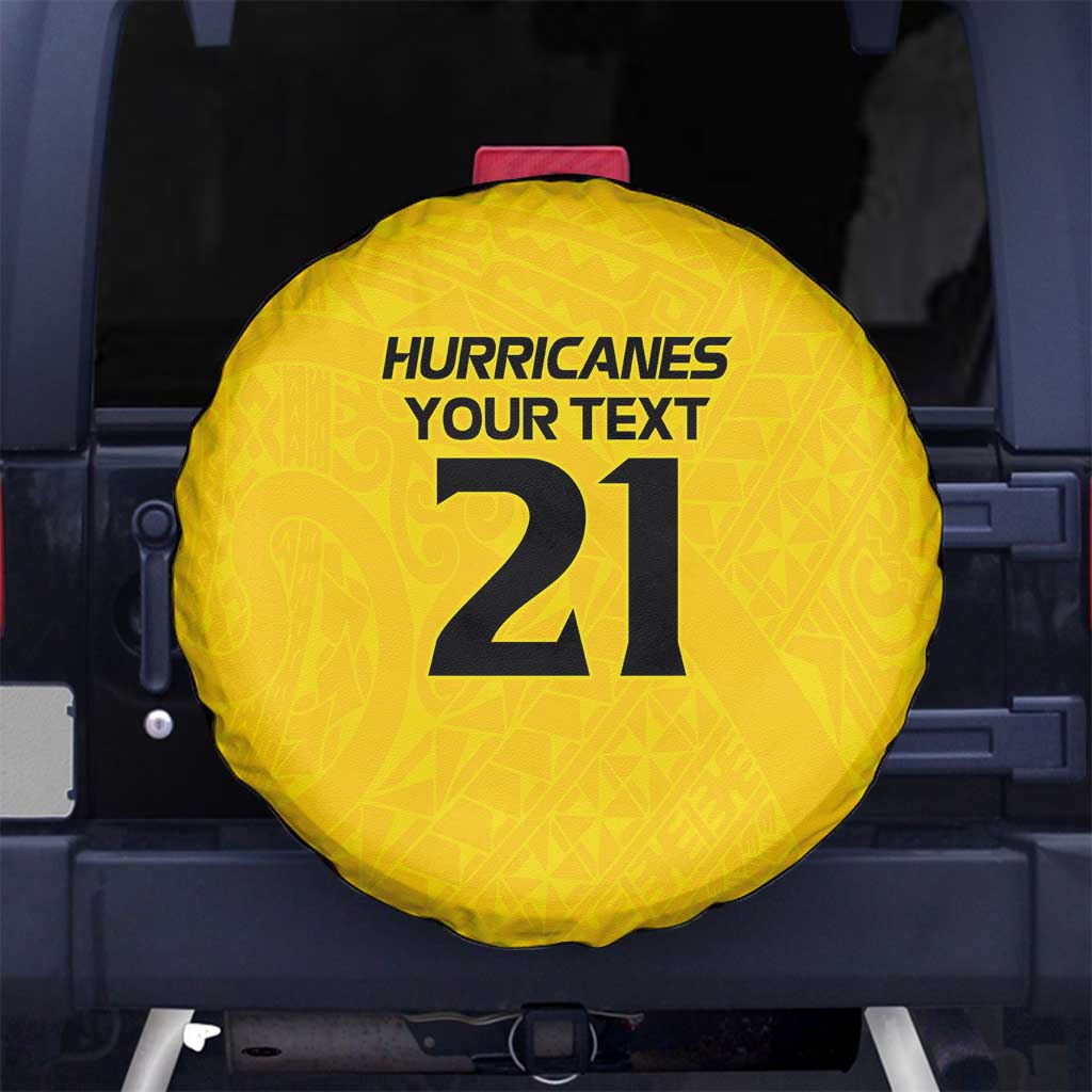 New Zealand Rugby Pacific Custom Spare Tire Cover Hau Awhiowhio Maori Tribal Tattoo LT9 No hole Gold - Polynesian Pride