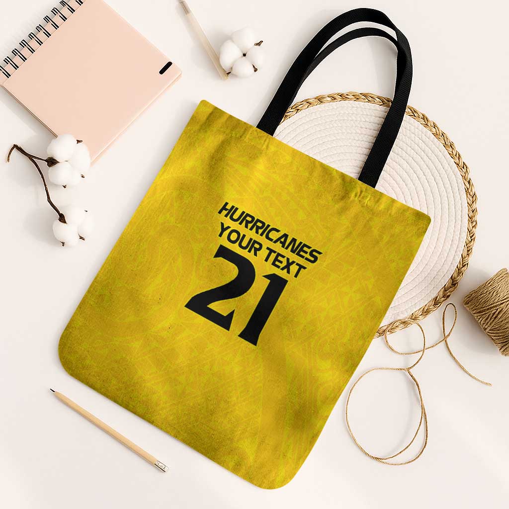 New Zealand Rugby Pacific Custom Tote Bag Hau Awhiowhio Maori Tribal Tattoo LT9 Black Strap One Size Gold - Polynesian Pride