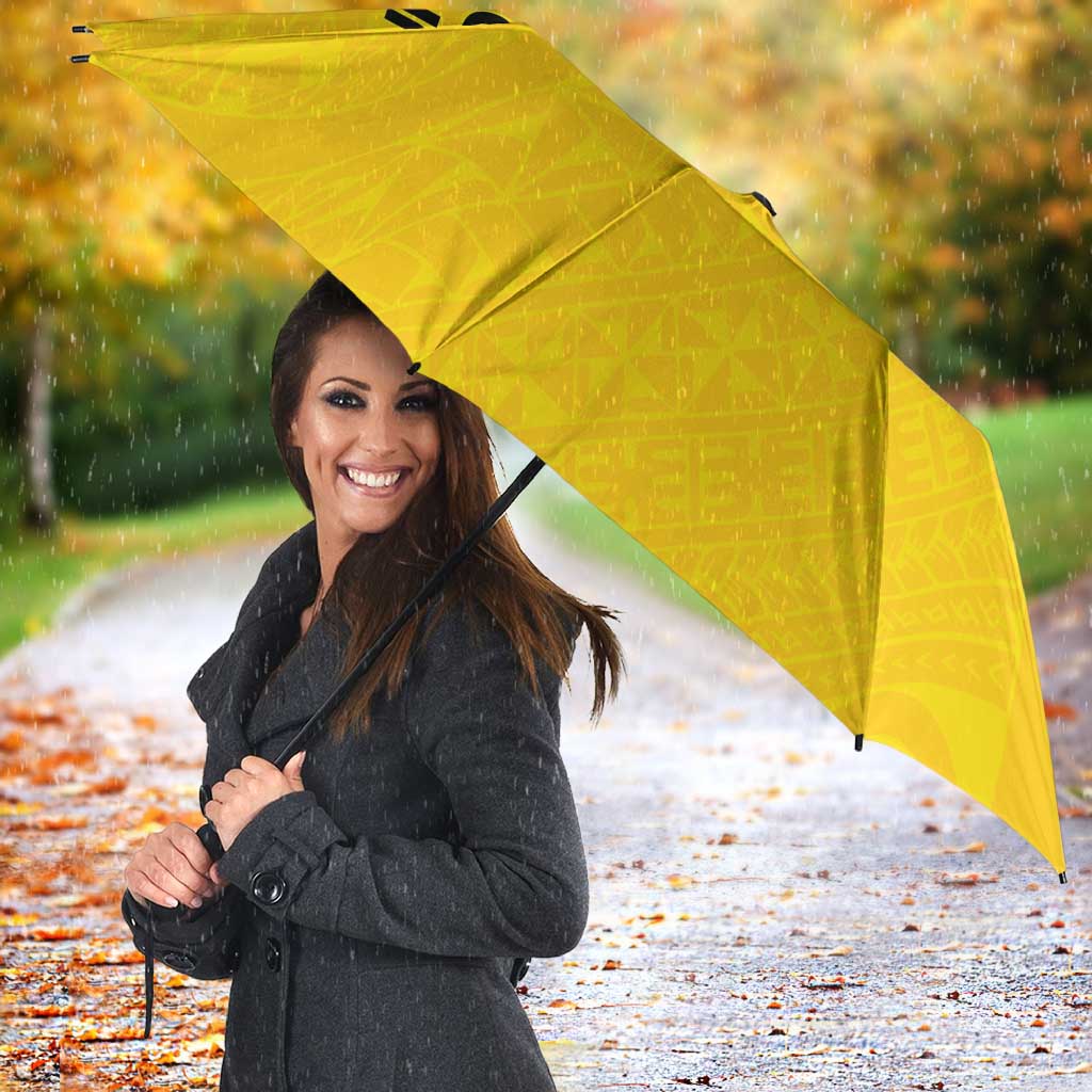 New Zealand Rugby Pacific Custom Umbrella Hau Awhiowhio Maori Tribal Tattoo - Polynesian Pride
