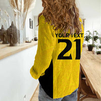 New Zealand Rugby Pacific Custom Women Casual Shirt Hau Awhiowhio Maori Tribal Tattoo LT9 - Polynesian Pride