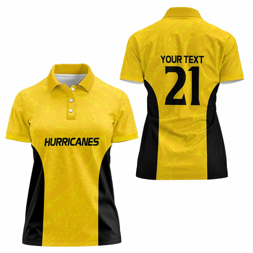 New Zealand Rugby Pacific Custom Women Polo Shirt Hau Awhiowhio Maori Tribal Tattoo LT9 - Polynesian Pride