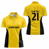 New Zealand Rugby Pacific Custom Women Polo Shirt Hau Awhiowhio Maori Tribal Tattoo LT9 - Polynesian Pride
