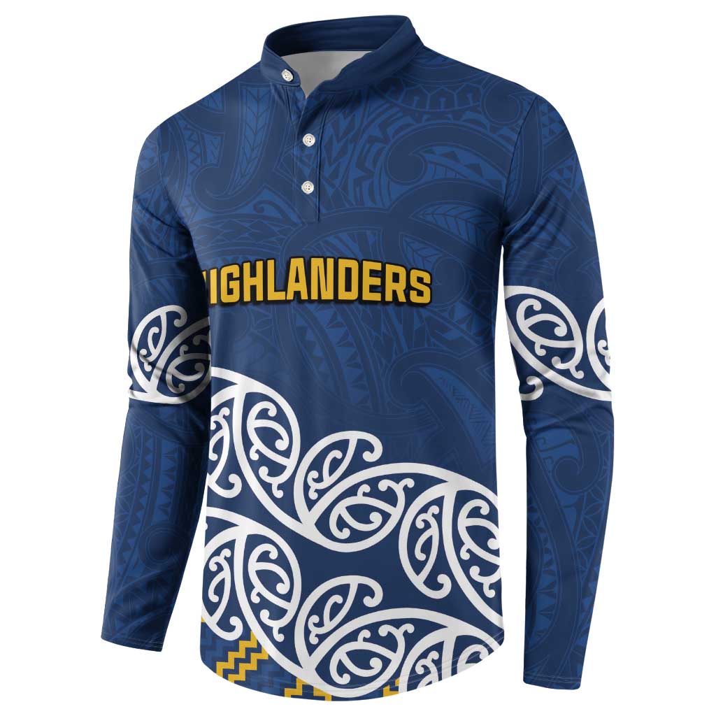 New Zealand Rugby Pacific Custom Button Sweatshirt Kahupeka Maori Kowhaiwhai Pattern LT9 - Polynesian Pride
