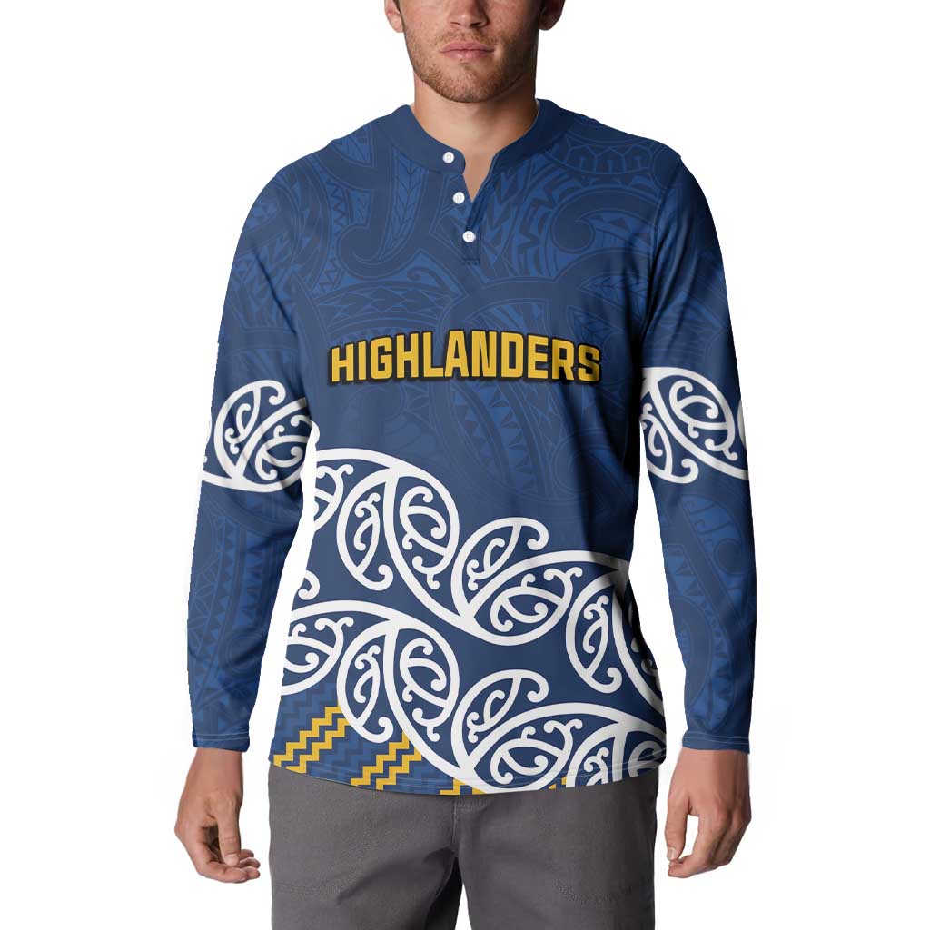 New Zealand Rugby Pacific Custom Button Sweatshirt Kahupeka Maori Kowhaiwhai Pattern LT9 - Polynesian Pride