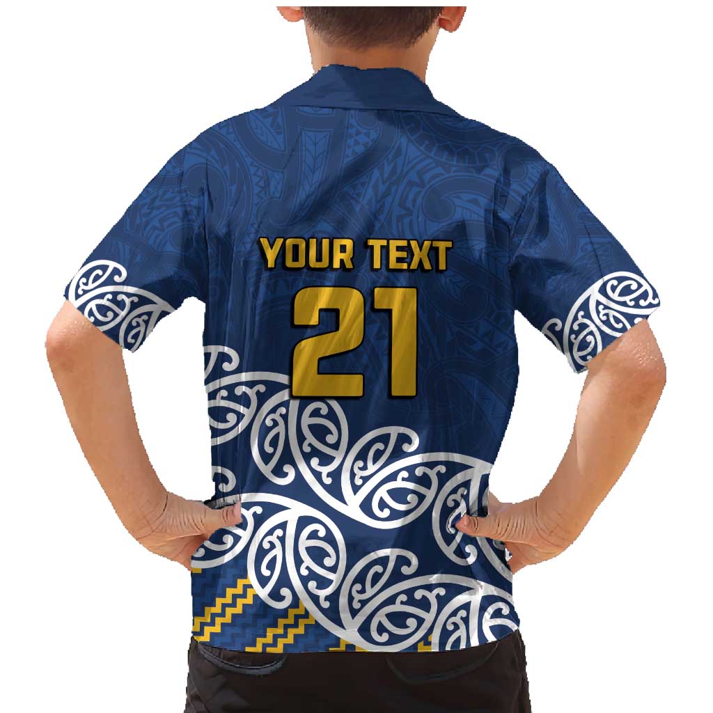 New Zealand Rugby Pacific Custom Family Matching Mermaid Dress and Hawaiian Shirt Kahupeka Maori Kowhaiwhai Pattern LT9 - Polynesian Pride