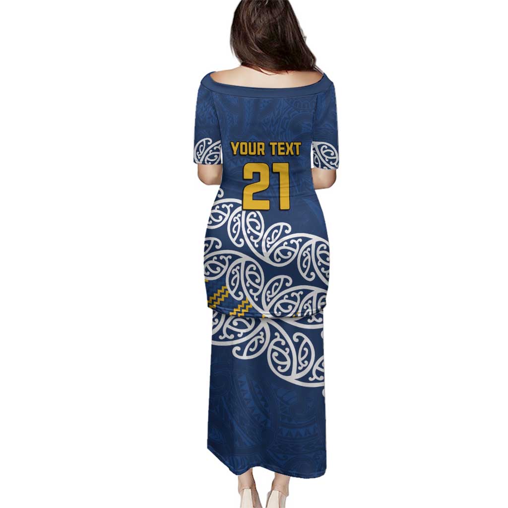 New Zealand Rugby Pacific Custom Family Matching Puletasi and Hawaiian Shirt Kahupeka Maori Kowhaiwhai Pattern LT9 - Polynesian Pride
