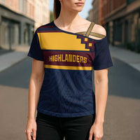 New Zealand Rugby Pacific Custom Cross Shoulder Shirt Kahupeka Retro 2025 Taniko Motif - Polynesian Pride