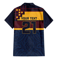 New Zealand Rugby Pacific Custom Family Matching Mermaid Dress and Hawaiian Shirt Kahupeka Retro 2025 Taniko Motif LT9 - Polynesian Pride
