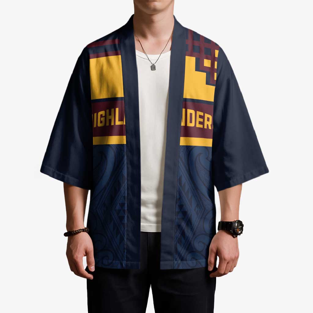 New Zealand Rugby Pacific Custom Kimono Kahupeka Retro 2025 Taniko Motif - Polynesian Pride