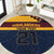 New Zealand Rugby Pacific Custom Round Carpet Kahupeka Retro 2025 Taniko Motif