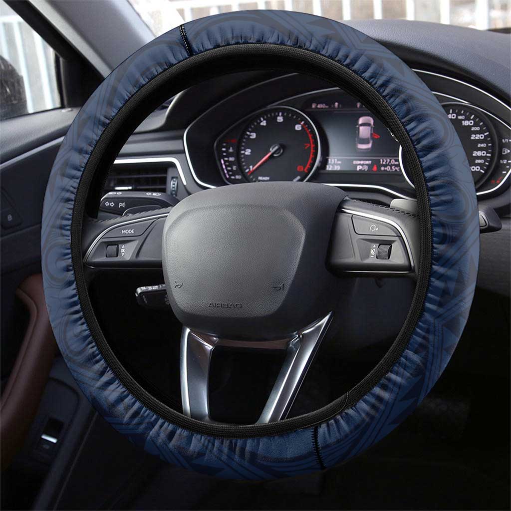 New Zealand Rugby Pacific Steering Wheel Cover Kahupeka Retro 2025 Taniko Motif