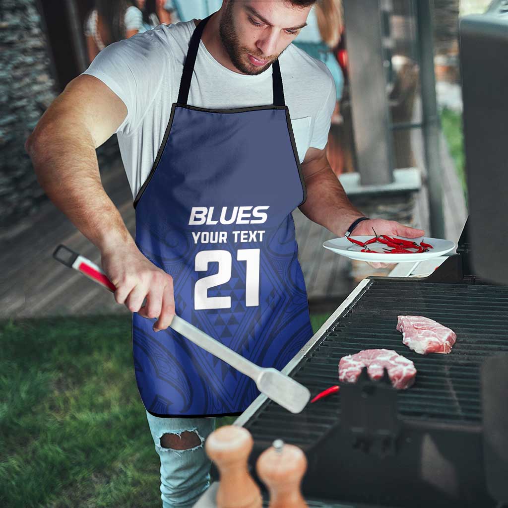 New Zealand Rugby Pacific Custom Apron Kahurangi Auckland All Blue - Polynesian Pride