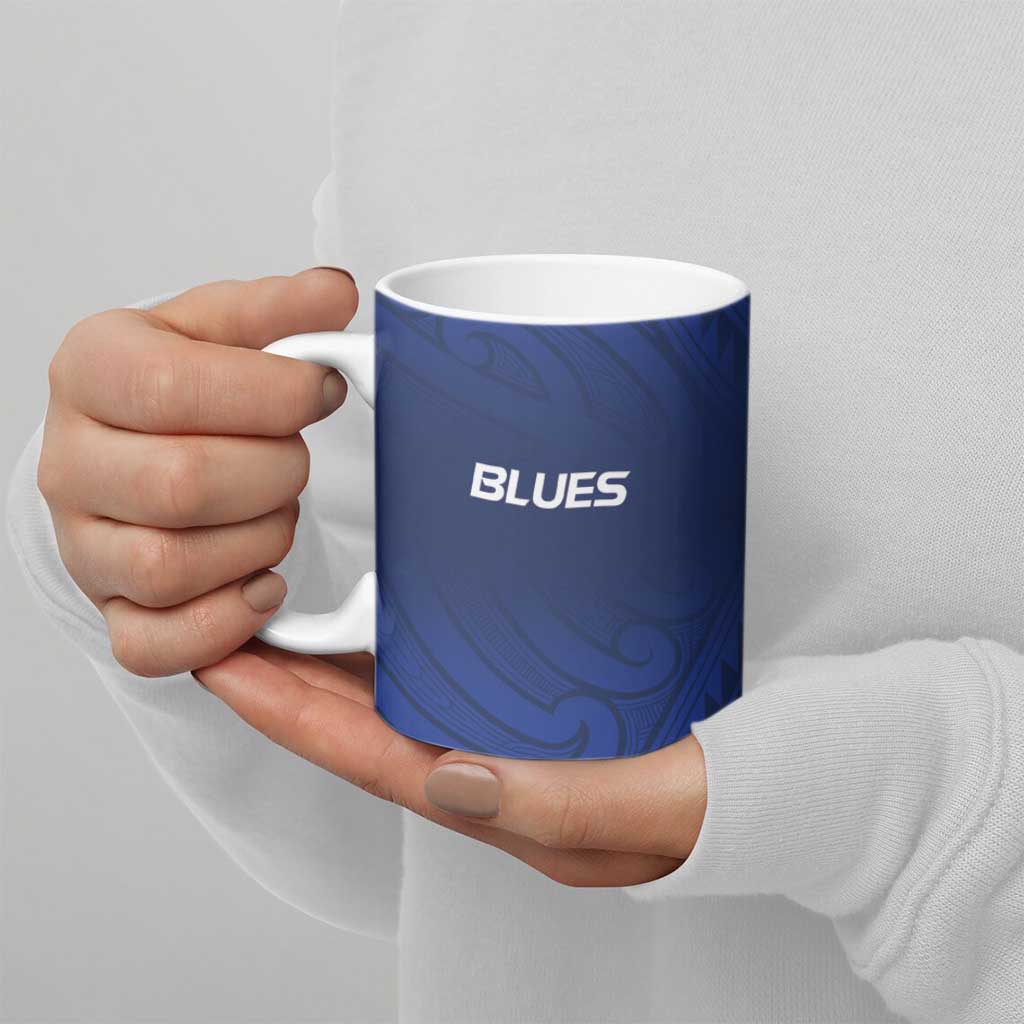New Zealand Rugby Pacific Custom Ceramic Mug Kahurangi Auckland All Blue - Polynesian Pride
