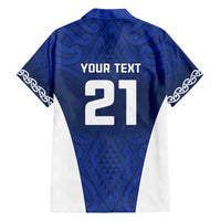 New Zealand Rugby Pacific Custom Family Matching Long Sleeve Bodycon Dress and Hawaiian Shirt Kahurangi Auckland All Blue LT9 - Polynesian Pride