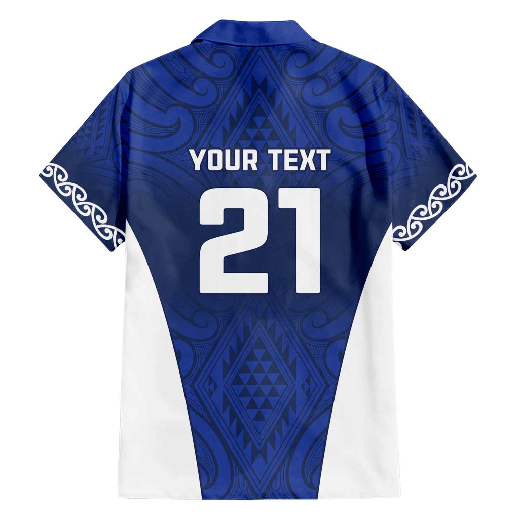New Zealand Rugby Pacific Custom Family Matching Short Sleeve Bodycon Dress and Hawaiian Shirt Kahurangi Auckland All Blue LT9 - Polynesian Pride