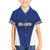 New Zealand Rugby Pacific Custom Family Matching Short Sleeve Bodycon Dress and Hawaiian Shirt Kahurangi Auckland All Blue