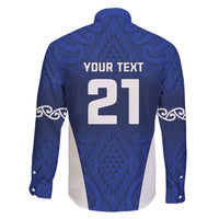 New Zealand Rugby Pacific Custom Family Matching Tank Maxi Dress and Hawaiian Shirt Kahurangi Auckland All Blue LT9 - Polynesian Pride