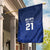 New Zealand Rugby Pacific Custom Garden Flag Kahurangi Auckland All Blue